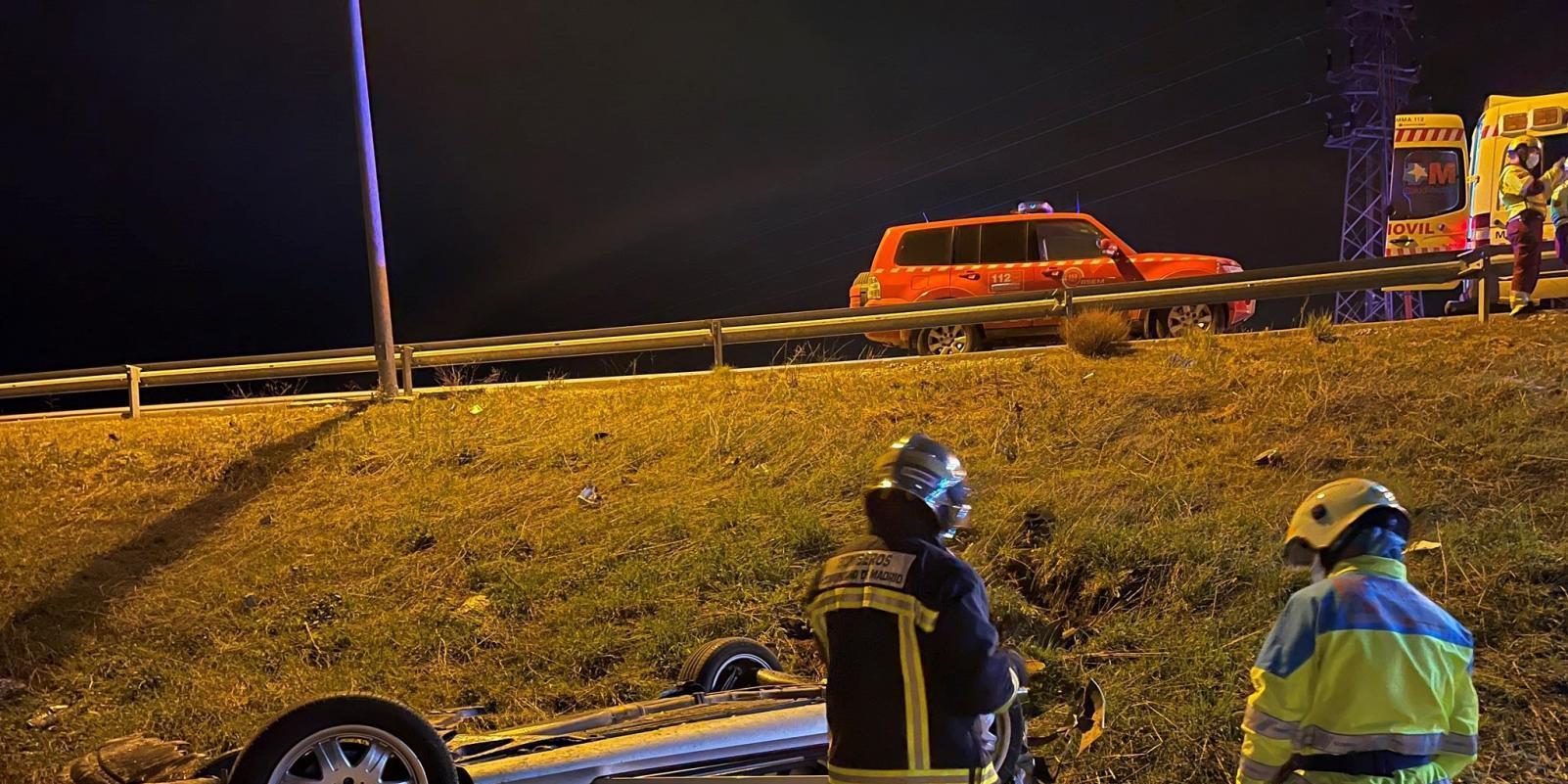 Muere al volcar con su vehículo en Soto del Real