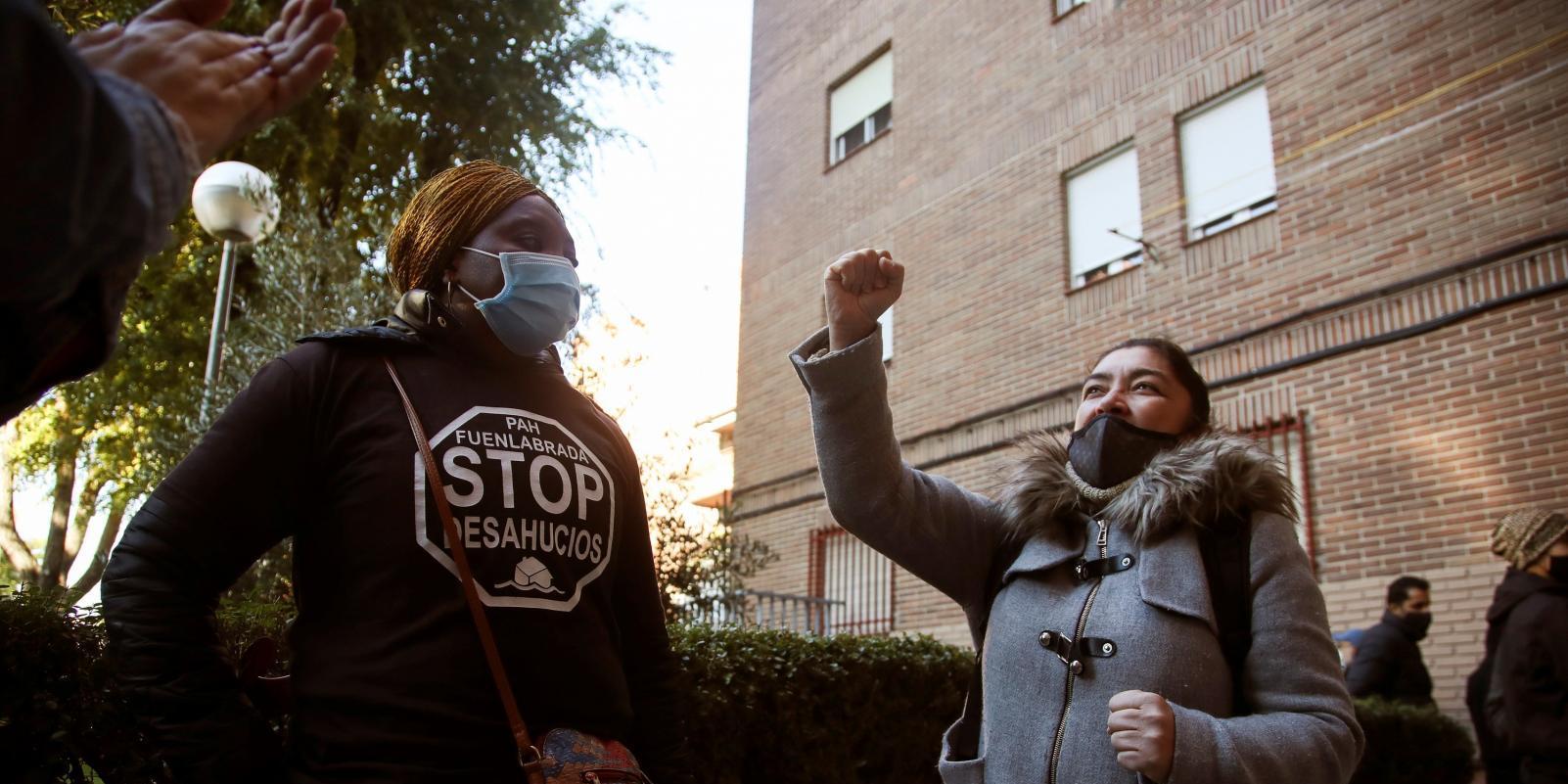Madrid registró 2.872 desahucios en 2020, 51,6% menos que en 2019
