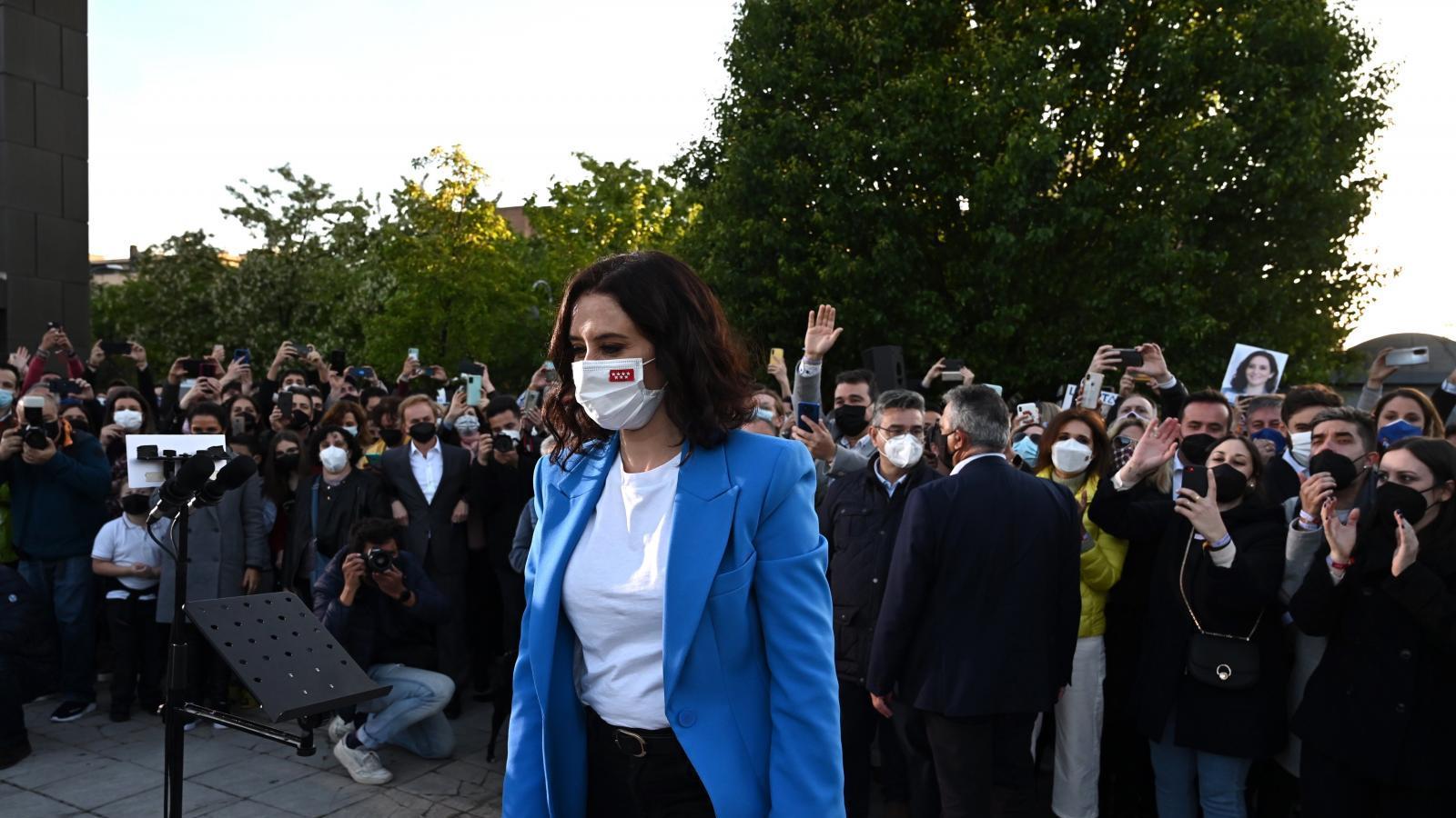 Díaz Ayuso defiende que Madrid "apartará la violencia y la división" después del 4 de mayo