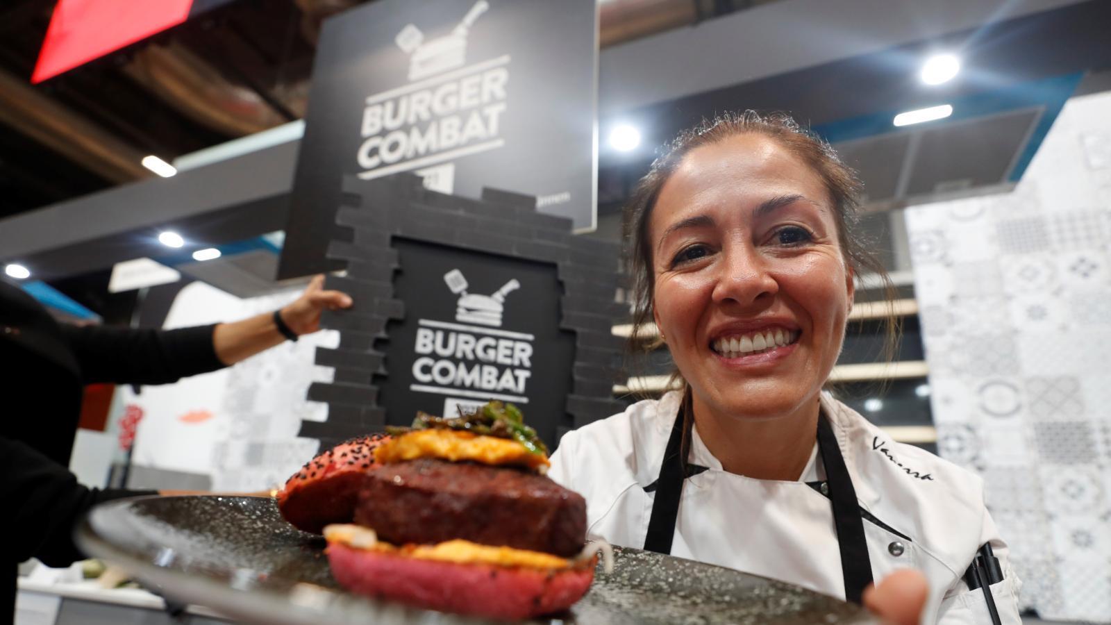 Una hamburguesa de La Bistroteca en homenaje a La Palma, la mejor de España