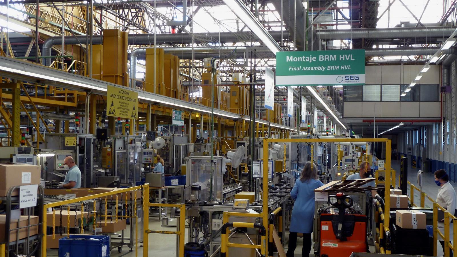 La producción industrial sube un 1% en agosto en Madrid, frente a una caída del 3,6% a nivel nacional