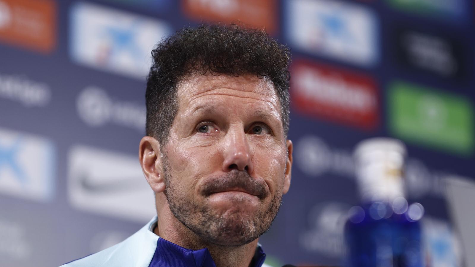 'Cholo' Simeone: "En el fútbol no hay revancha, hay otros partidos y otra situación"