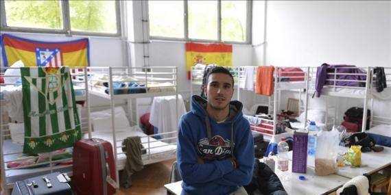Jóvenes españoles en Erfurt, indignados y enfadados sin perder la esperanza Jóvenes españoles en Erfurt, indignados y enfadados sin perder la esperanza