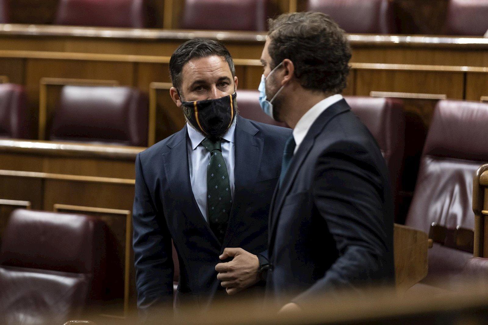 Abascal anuncia que Vox presentará una moción de censura contra Pedro Sánchez en septiembre