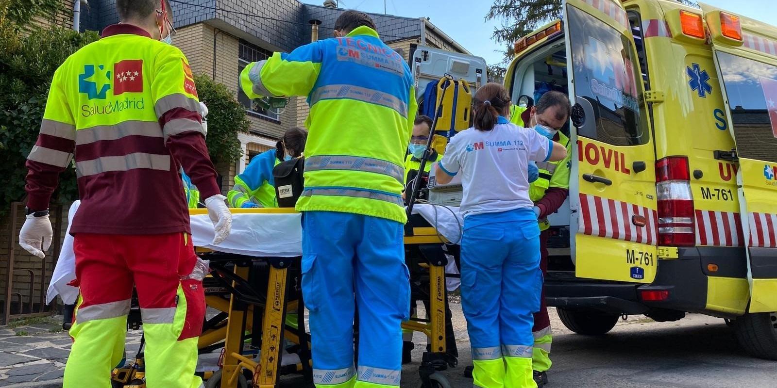 En estado crítico un hombre de 57 años por una intoxicación con pintura en un accidente laboral en Alpedrete