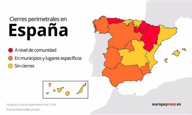 Aragón y Asturias también cierran sus fronteras contra la Covid