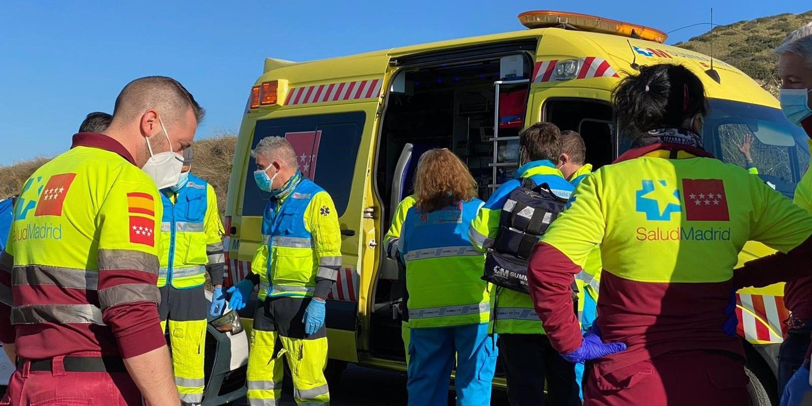 Fallece un ciclista de 51 años al colisionar con una furgoneta que estaba parada en la M-506