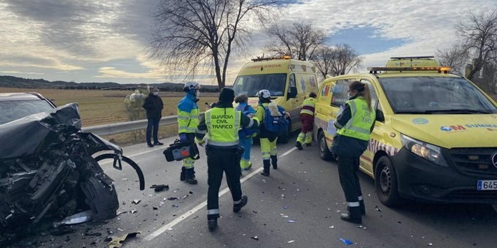 Muere un motorista de 35 años en un accidente de tráfico en la M-506 en San Martín de la Vega