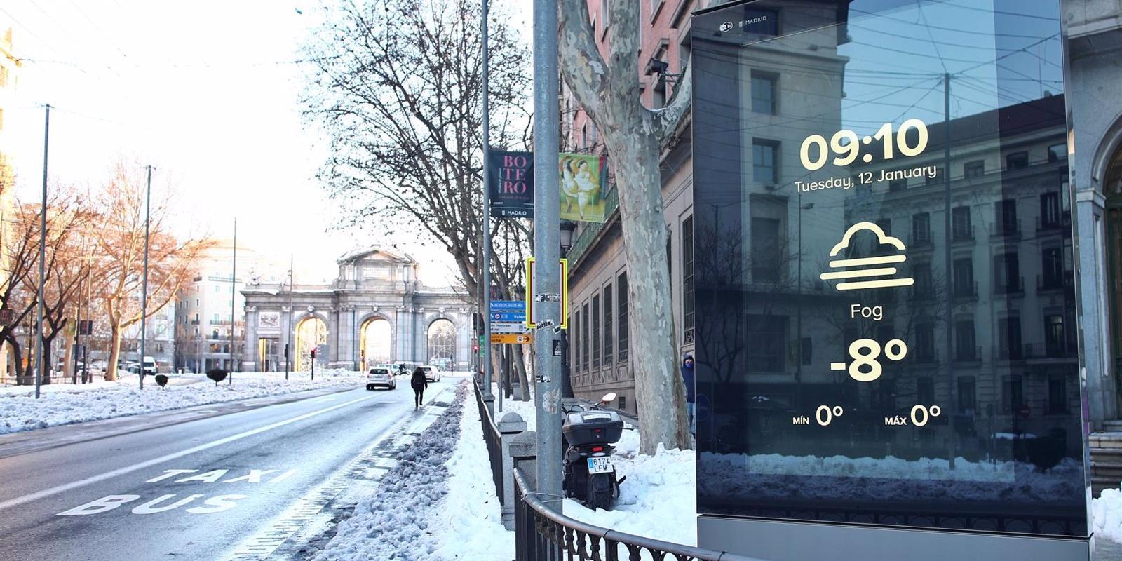 Getafe supera su mínima más baja de 1985 con -12ºC