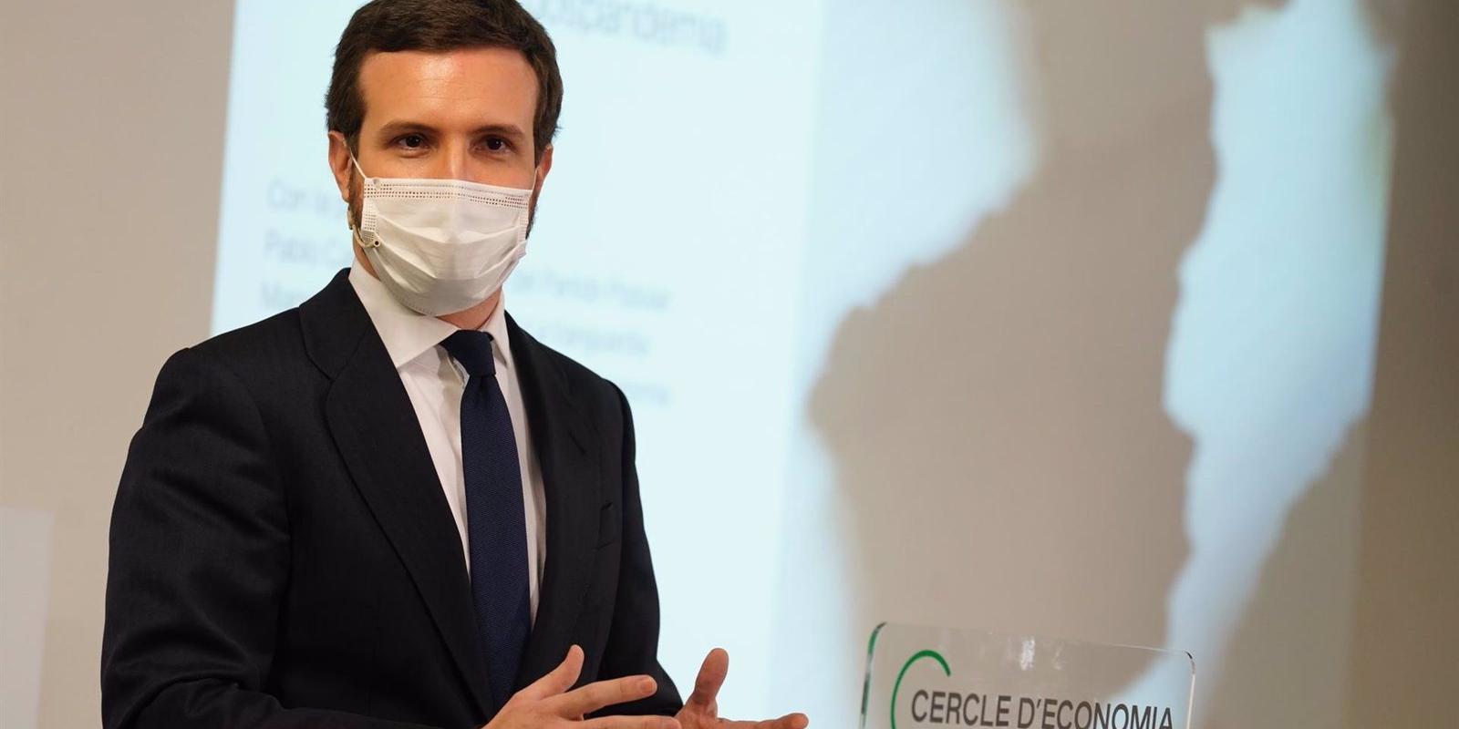 Pablo Casado: Sánchez es como el "perro del hortelano" con la covid: ni actúa ni deja trabajar