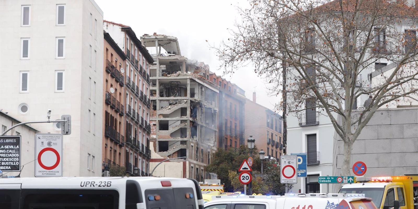 El edificio de la explosión pertenece a la parroquia de La Paloma y es la vivienda de los sacerdotes
