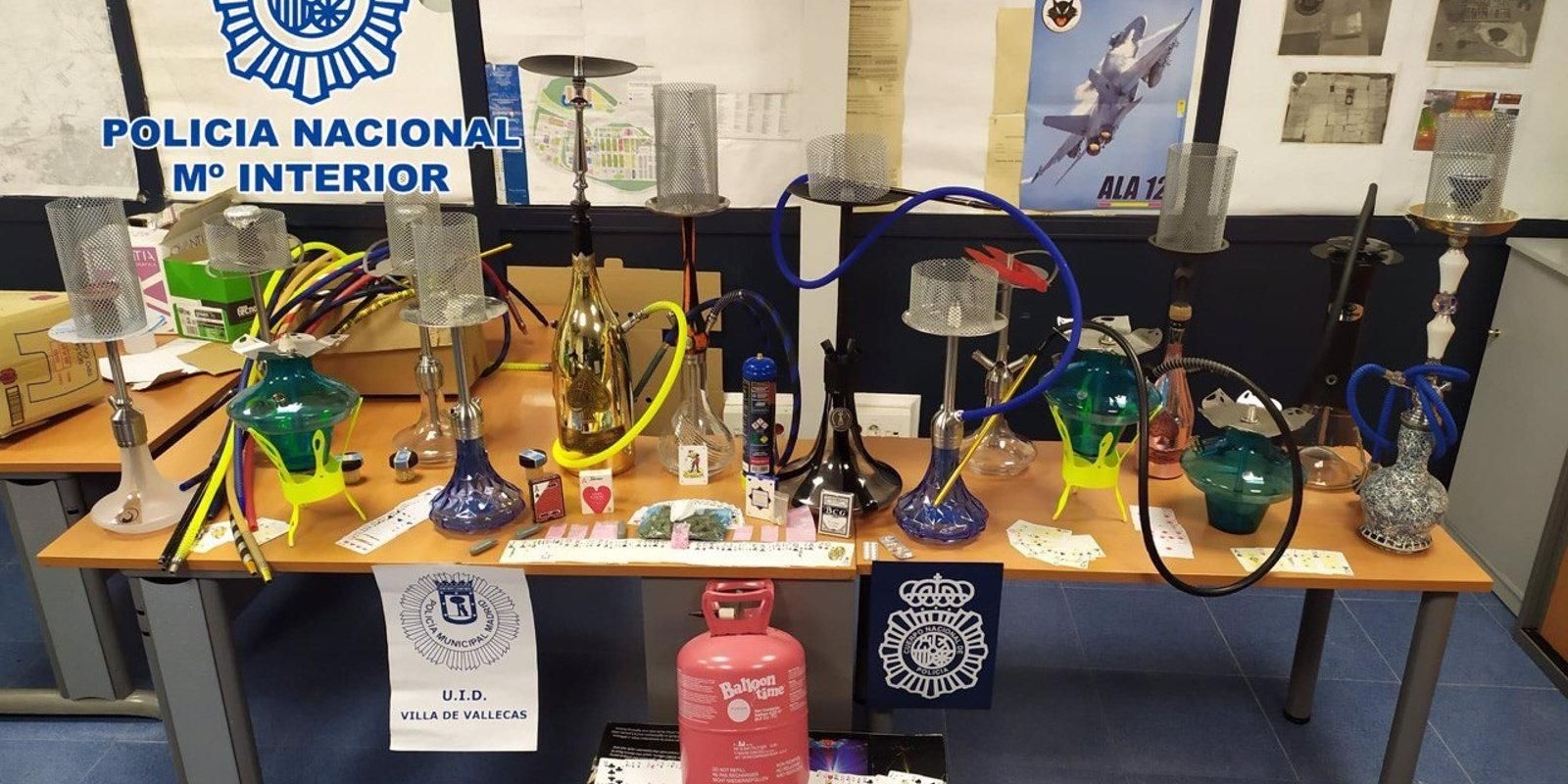 Desmantelan una fiesta ilegal en unas oficinas del polígono industrial de Villa de Vallecas