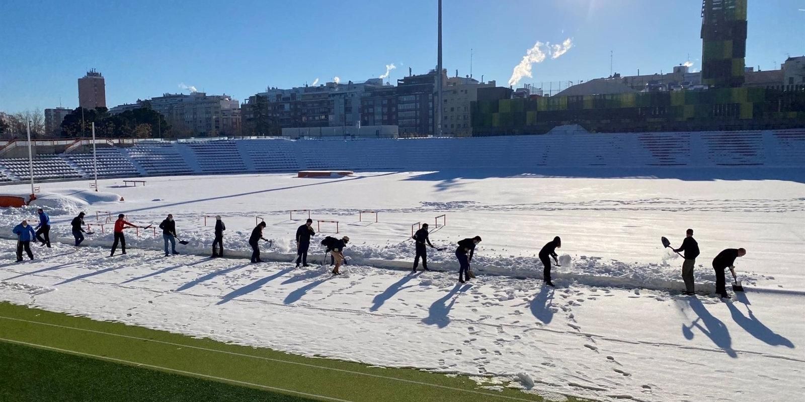 Vallehermoso y otros 42 centros deportivos de Madrid vuelven a la actividad tras el paso de 'Filomena'