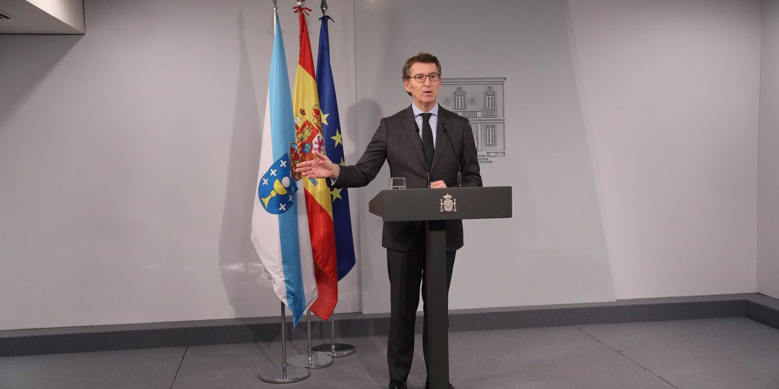 Feijóo no comparte las medidas de Ayuso: "Madrid ha optado por una decisión por la que yo no me sentiría responsable"