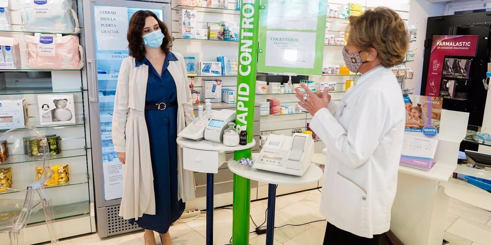 Medio centenar de farmacias de la capital y clínicas dentales podrán realizar test de antígenos desde esta semana
