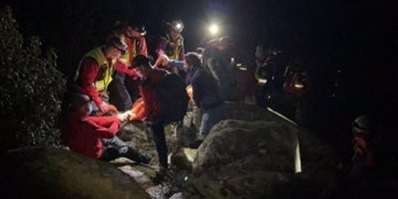 Rescatan a un montañero que se cayó por el risco de la Tortuga de La Pedriza