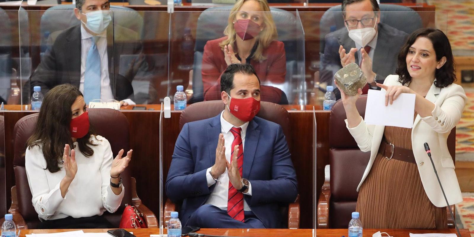 Díaz Ayuso cree que las canciones de Pablo Hasél no son arte sino delincuencia: "Es lo más cutre que Podemos puede defender"