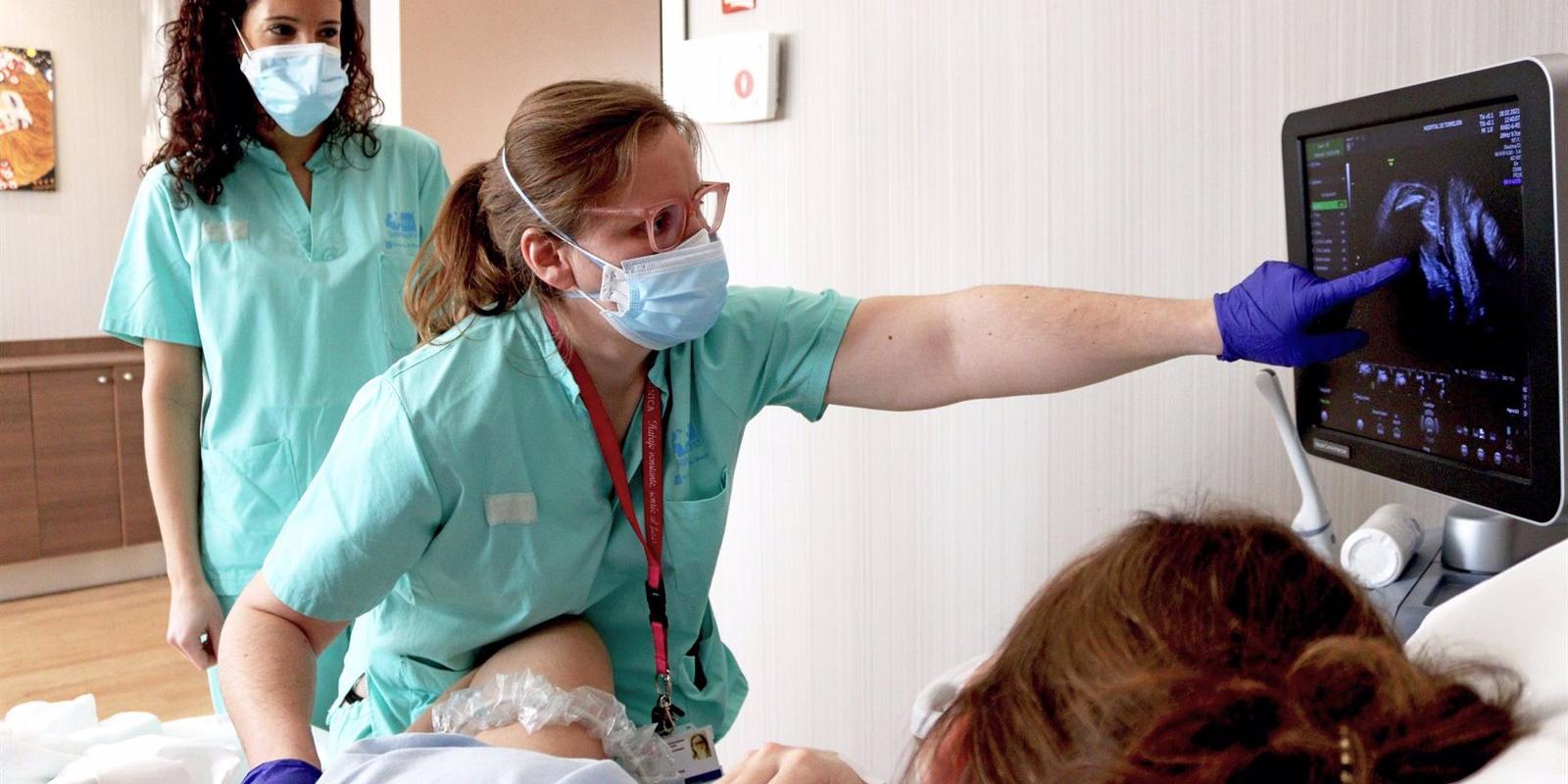 El Hospital de Torrejón incorpora la ecografía intraparto para mejorar la seguridad en el parto
