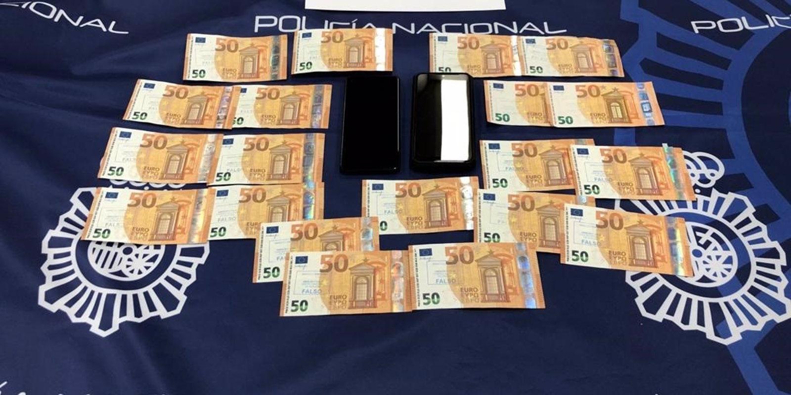 Dos detenidos en Madrid en operaciones contra la introducción y distribución de moneda falsa