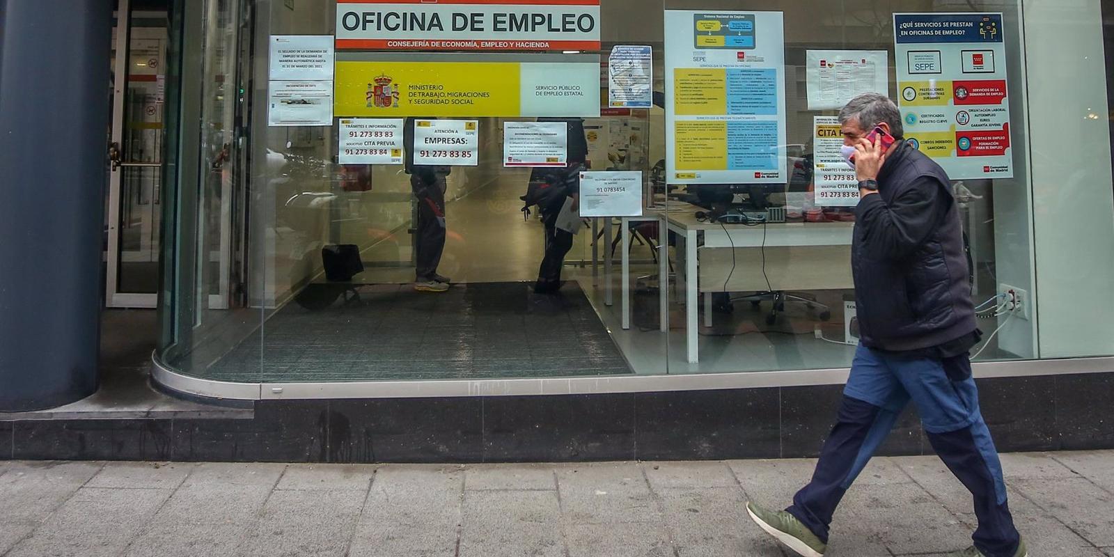 El paro en la Comunidad de Madrid sube un 1,69% en febrero