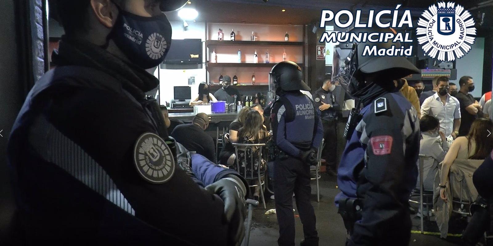 La Policía Municipal intervino durante el fin de semana en 414 fiestas ilegales