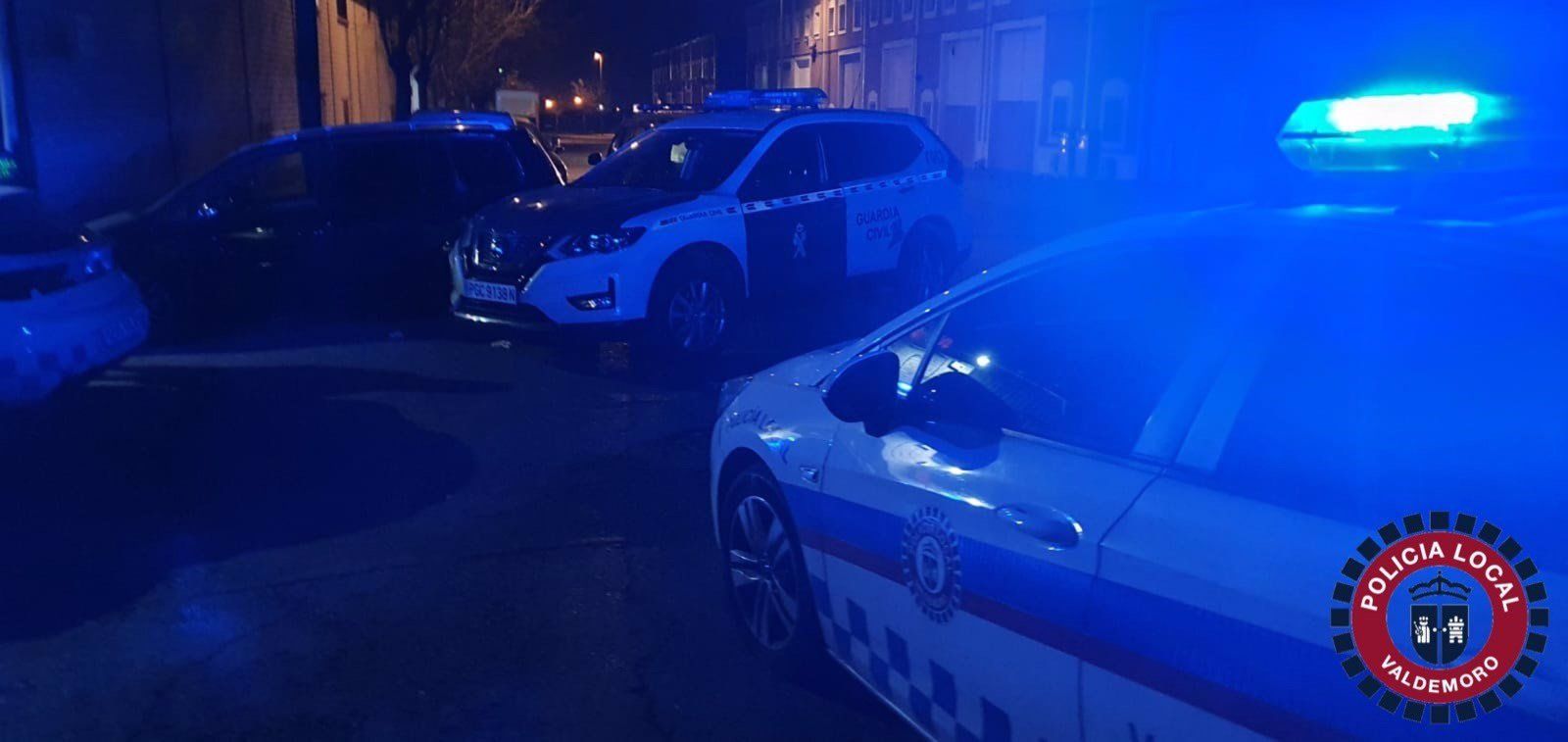 La Guardia Civil desaloja una fiesta en una nave industrial de Valdemoro con 19 personas, todas denunciadas