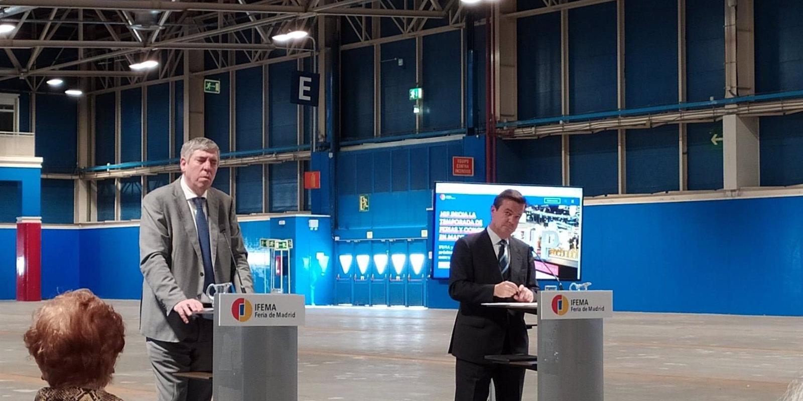 Ifema planea una "desescalada" del ERTE en las próximas semanas con el reinicio de la actividad presencial