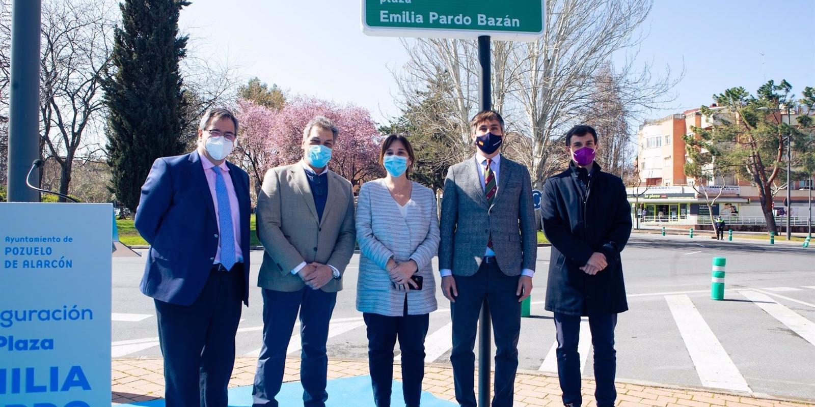 Emilia Pardo Bazán da nombre a una plaza en Pozuelo