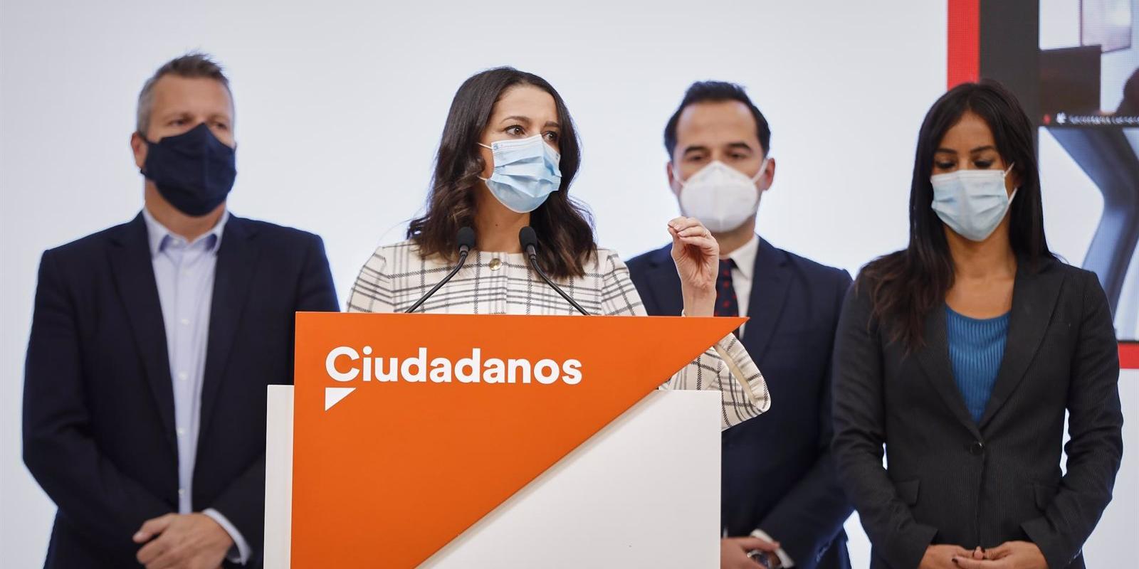 Arrimadas evita aclarar si Aguado será candidato a presidir la Comunidad