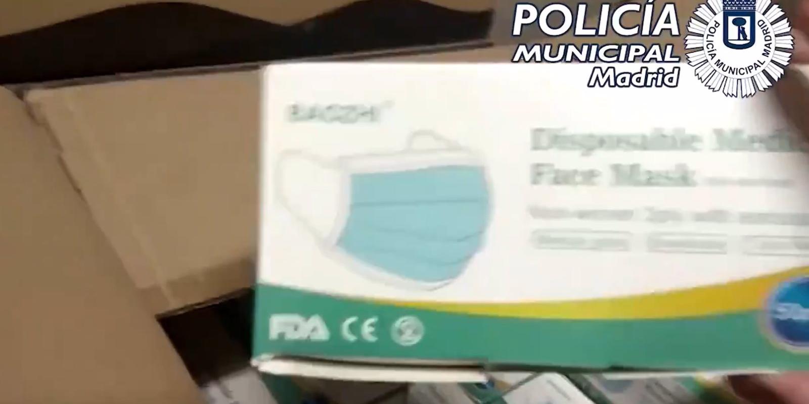 Intervenidas 53.858 mascarillas y medicamentos de origen chino