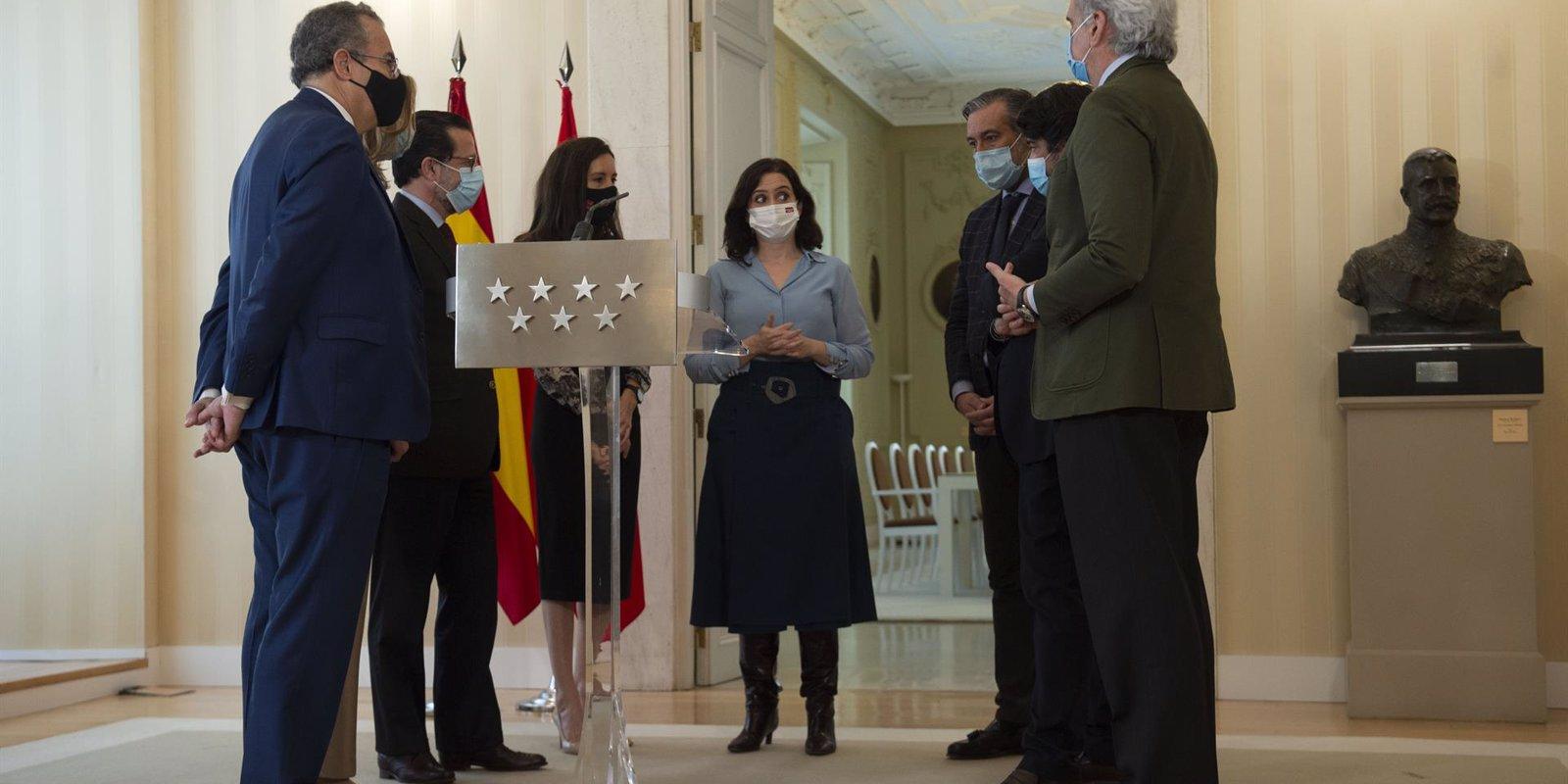 Los consejeros del Gobierno de la Comunidad de Madrid estarán incluidos en la lista encabezada por Díaz Ayuso