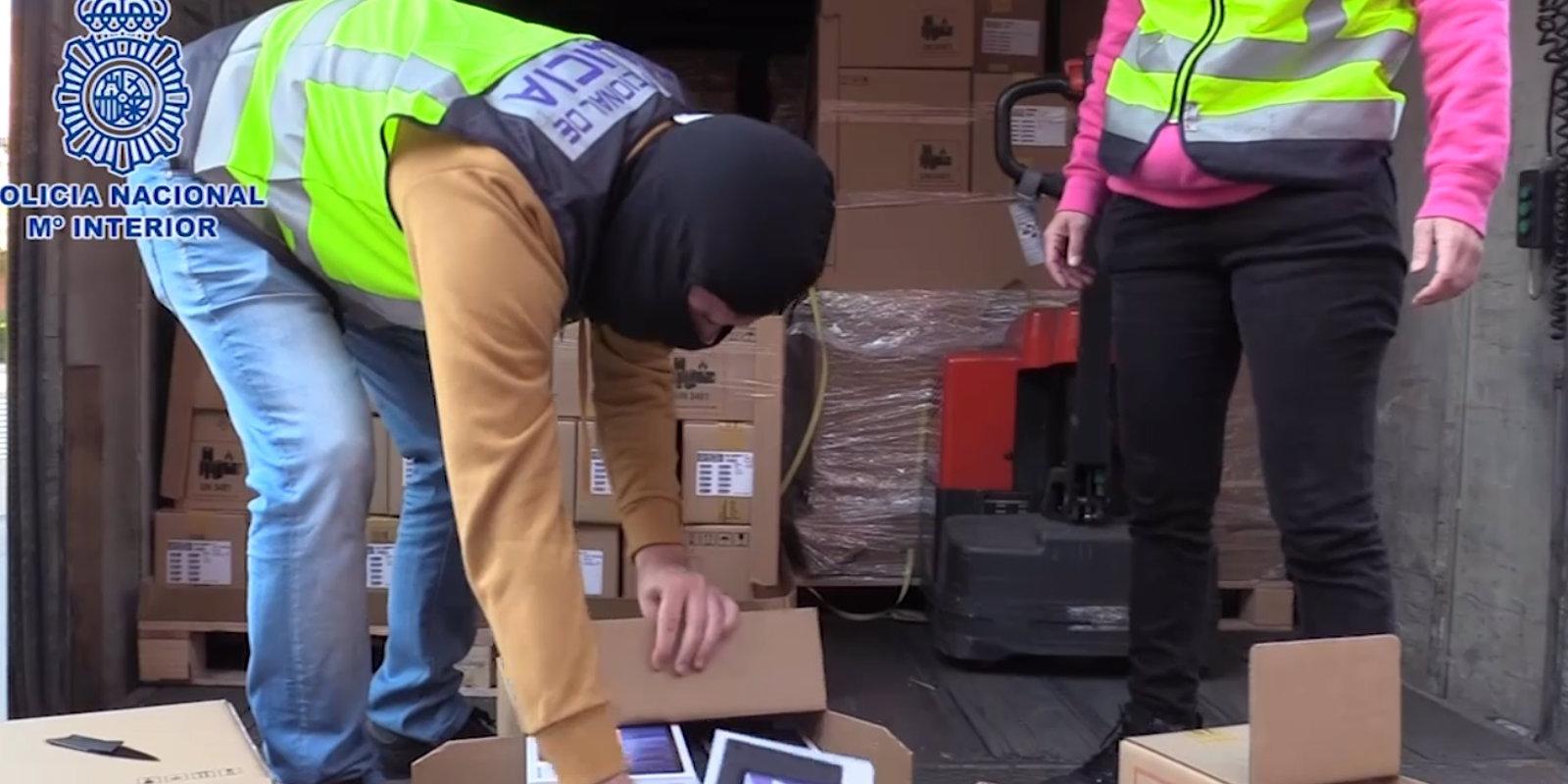 Detenido el alunicero 'El Troll' por robar un camión con móviles y tablets valorados en 4 millones