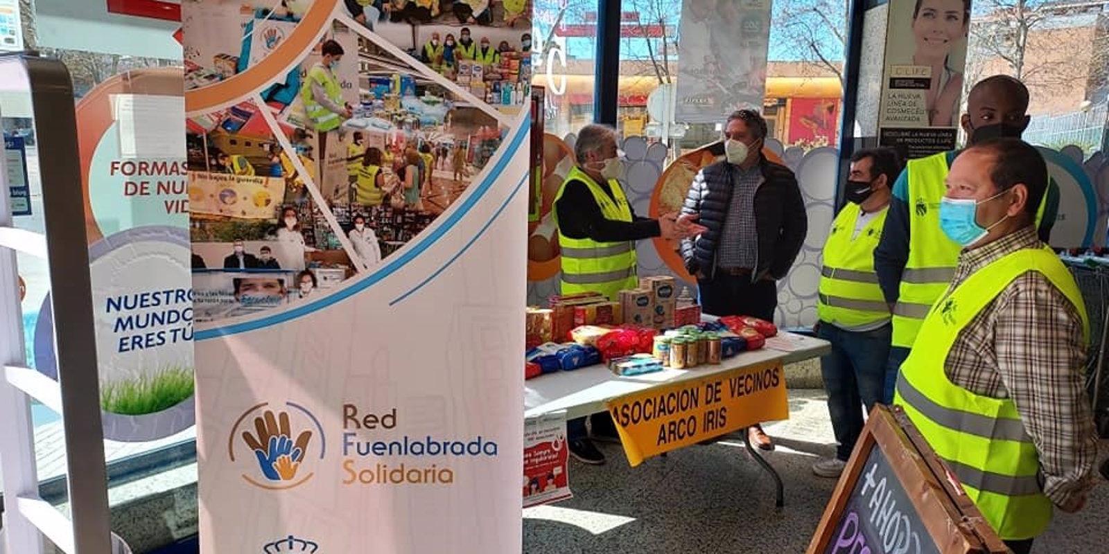 La Red Fuenlabrada Solidaria recauda 4.500 kilos de productos para familias vulnerables