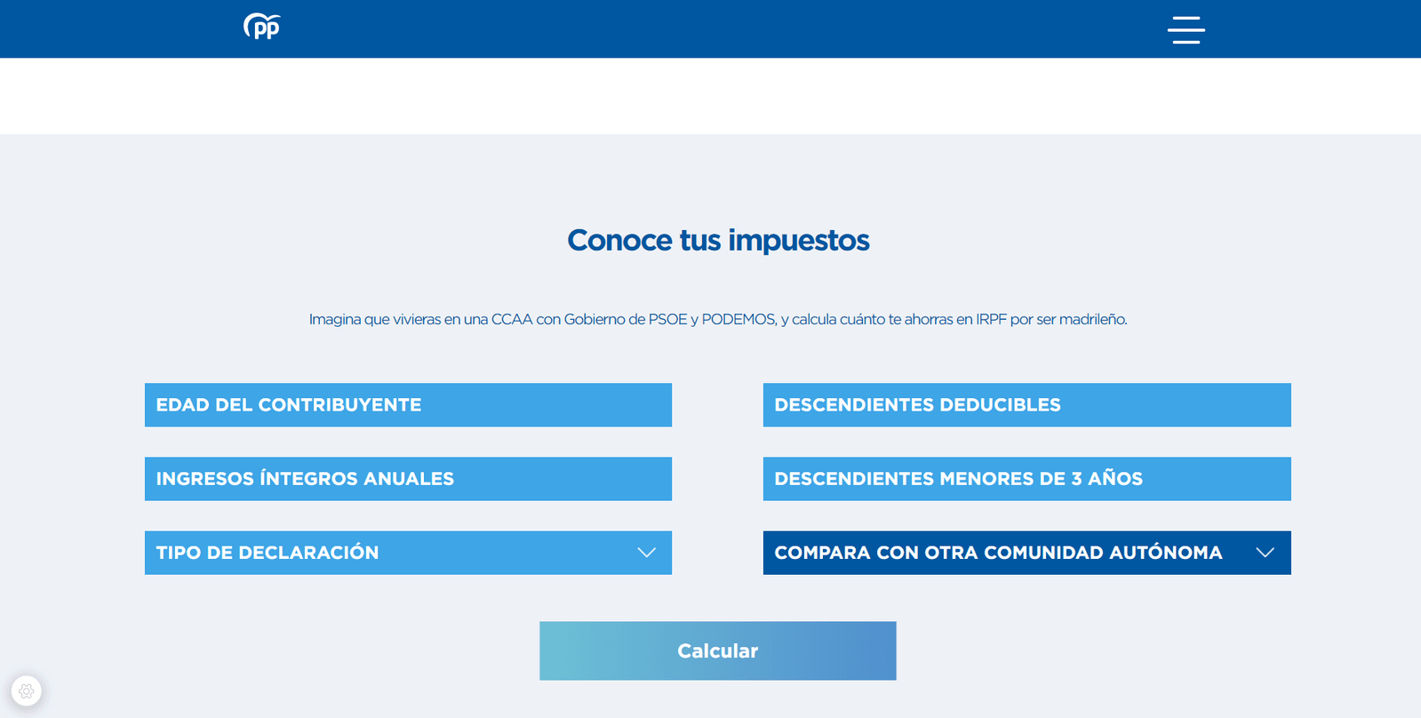 La web #yoconAyuso muestra la diferencia entre pagar impuestos en Madrid y hacerlo donde gobierna el PSOE