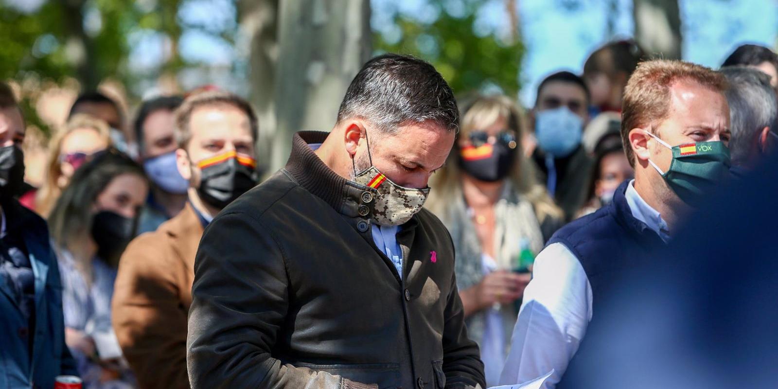 Abascal señala el 4M como una "encrucijada" para toda España: "Se juega el principio del fin de Sánchez e Iglesias"