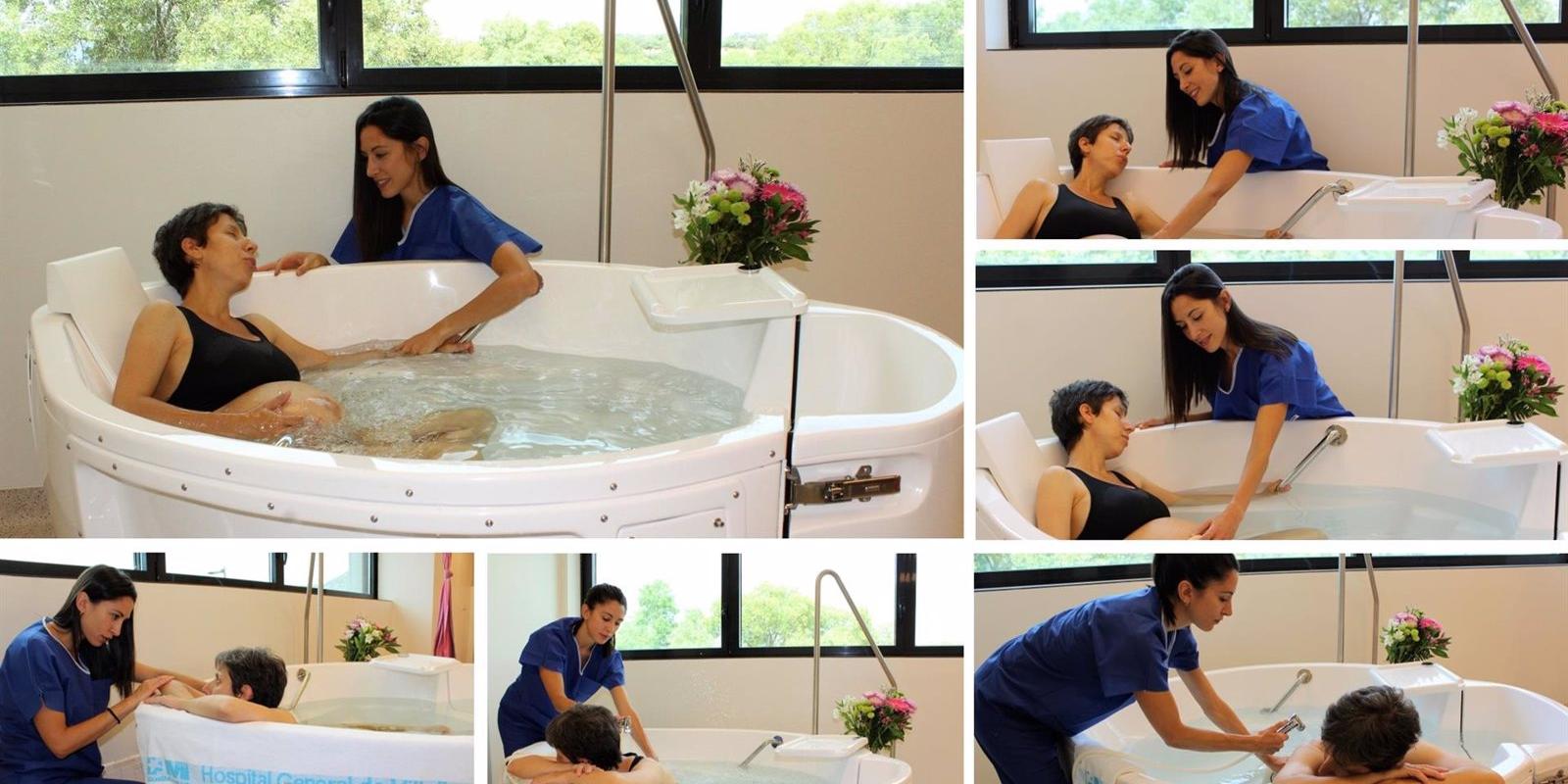 El Hospital de Villalba incorpora la dilatación del parto en el agua