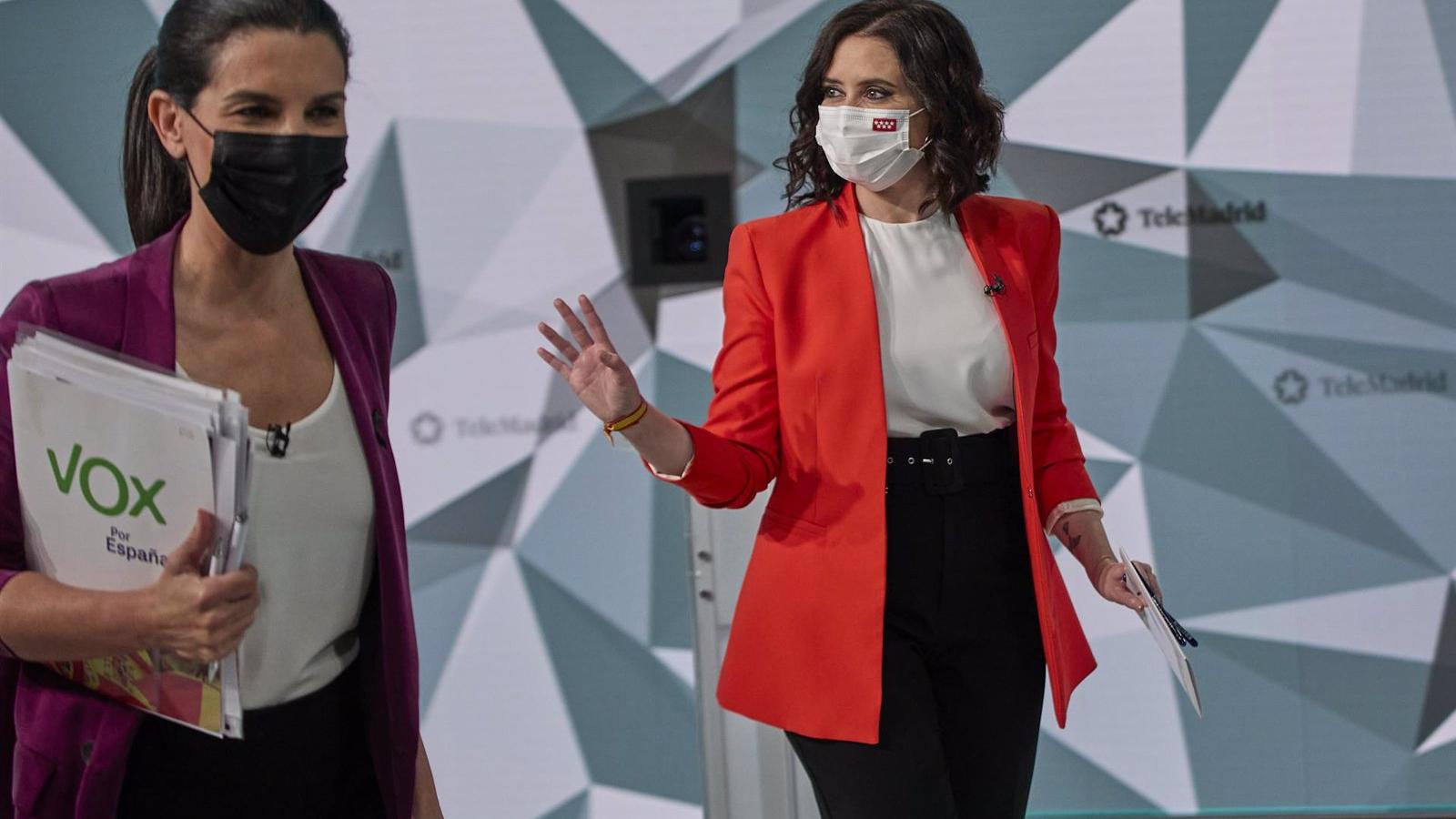 Díaz Ayuso asegura que Iglesias se ha comportado "como el misógino que lleva dentro"