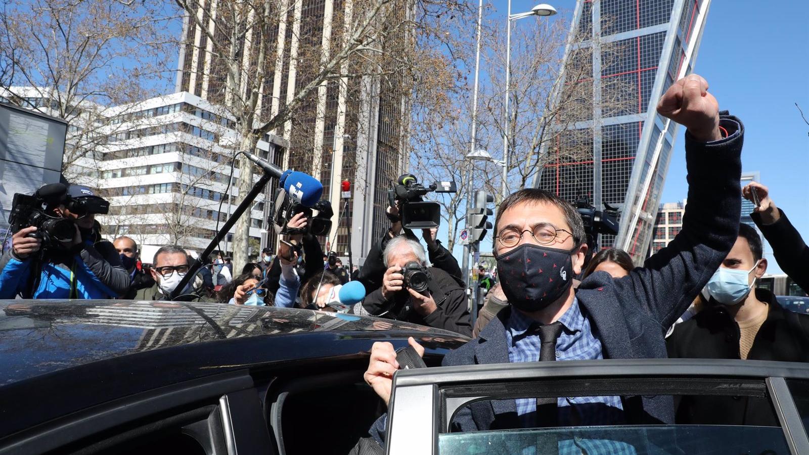 Monedero declara en los juzgados de Madrid por identificar a Vox con el genocidio nazi