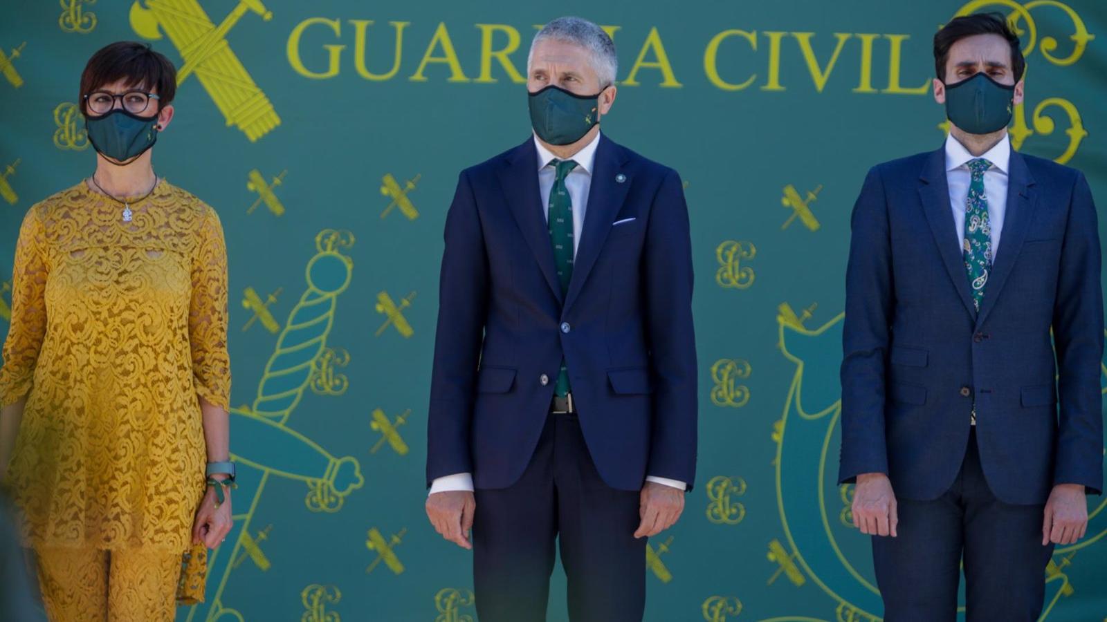 Marlaska, Iglesias y la directora de la Guardia Civil reciben una carta amenazante con balas en su interior