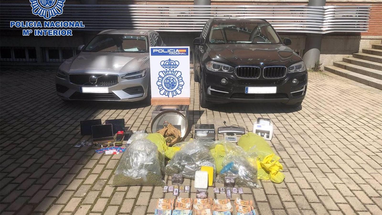 Desarticulado en A Coruña y Madrid un grupo que transportaba cocaína de España hasta Países Bajos