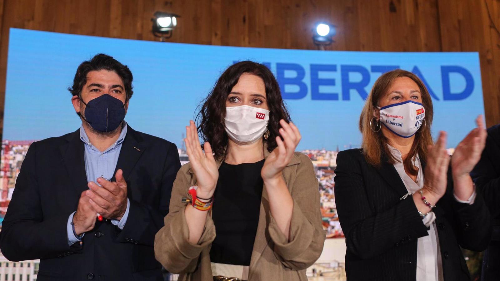 Díaz Ayuso ve el proyecto de Sánchez e Iglesias "acabado" y asegura que "el sanchismo y el comunismo han abandonado al socialismo"