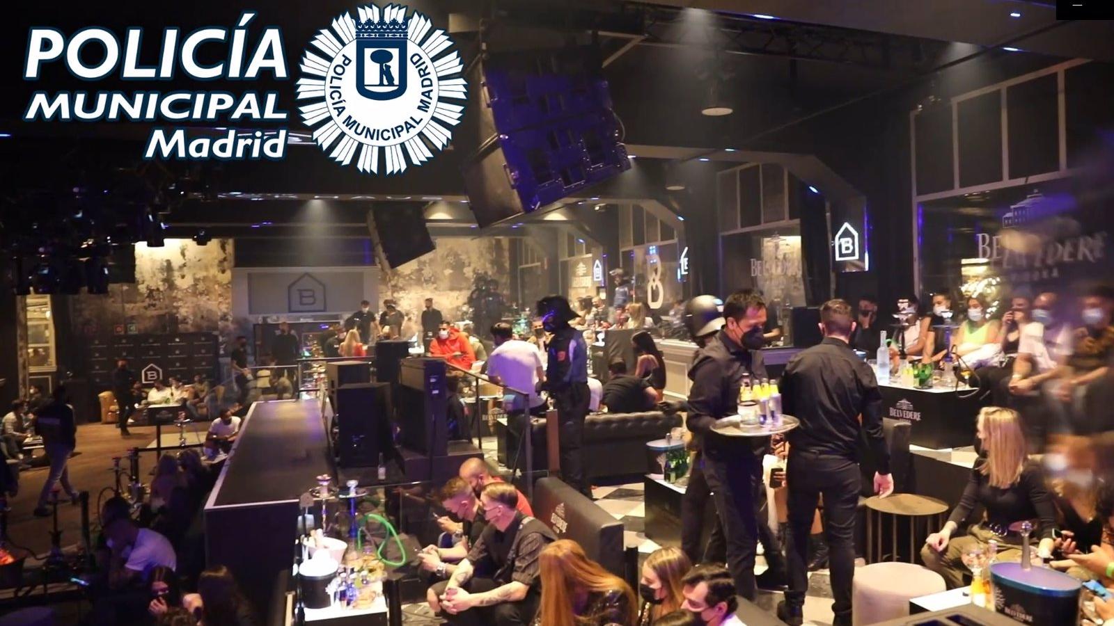 Denunciadas 196 asistentes a una fiesta en un local de Moncloa por incumplir las medidas antiCovid