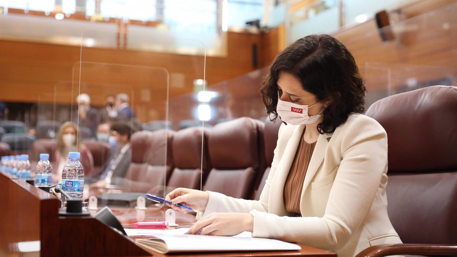 La Asamblea de Madrid se constituirá el 8 de junio y Díaz Ayuso tendrá de plazo hasta el 8 de julio para ser investida