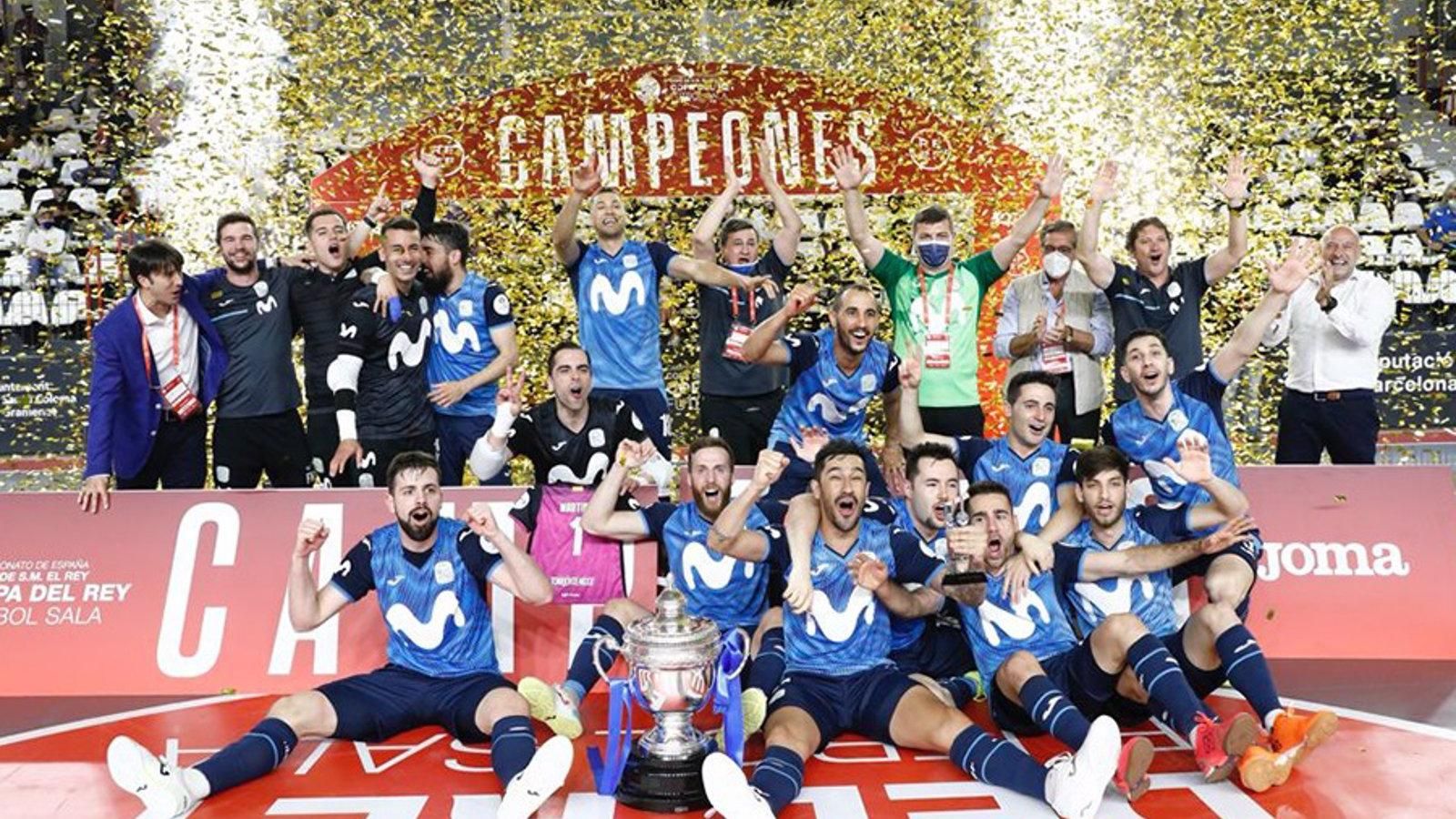 Movistar Inter gana su segunda Copa del Rey de fútbol sala