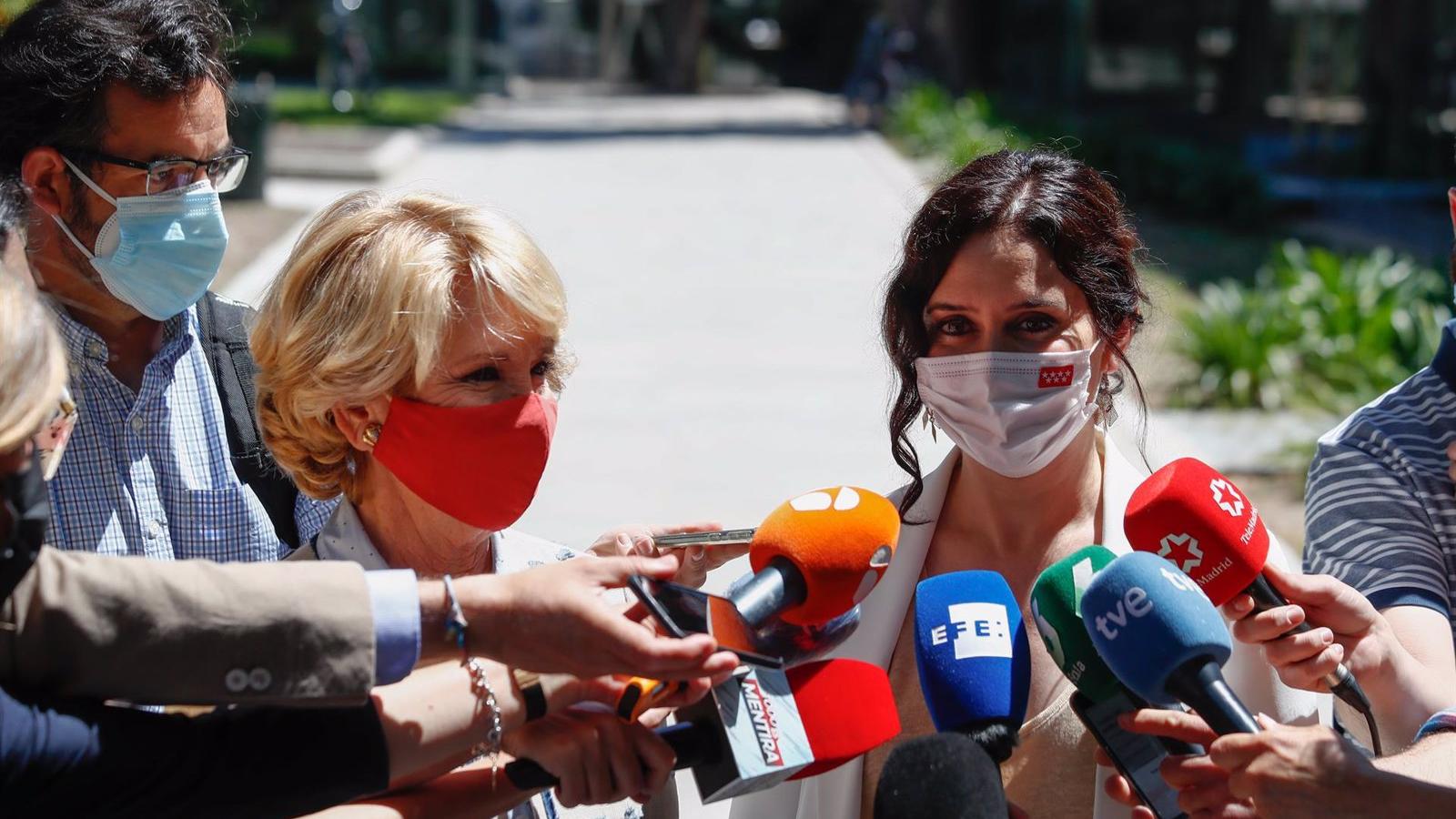 Aguirre dice que votará a Ayuso para presidir el PP madrileño si decide presentarse