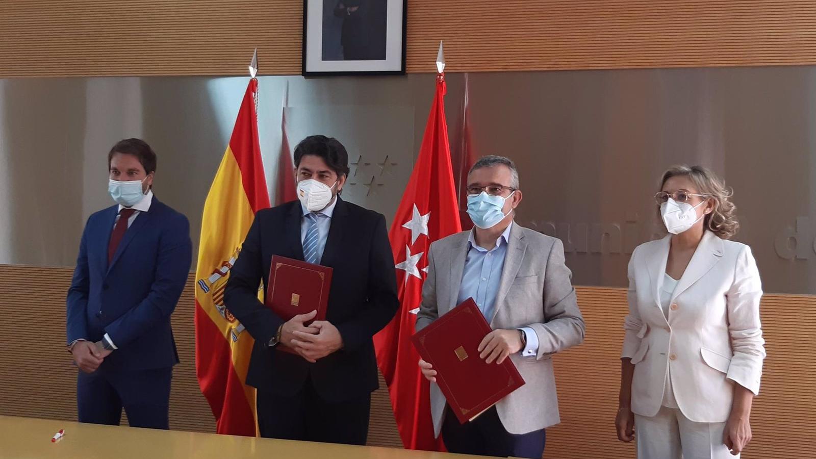 Renovado el convenio de financiación entre la Comunidad y la Federación de Municipios de Madrid