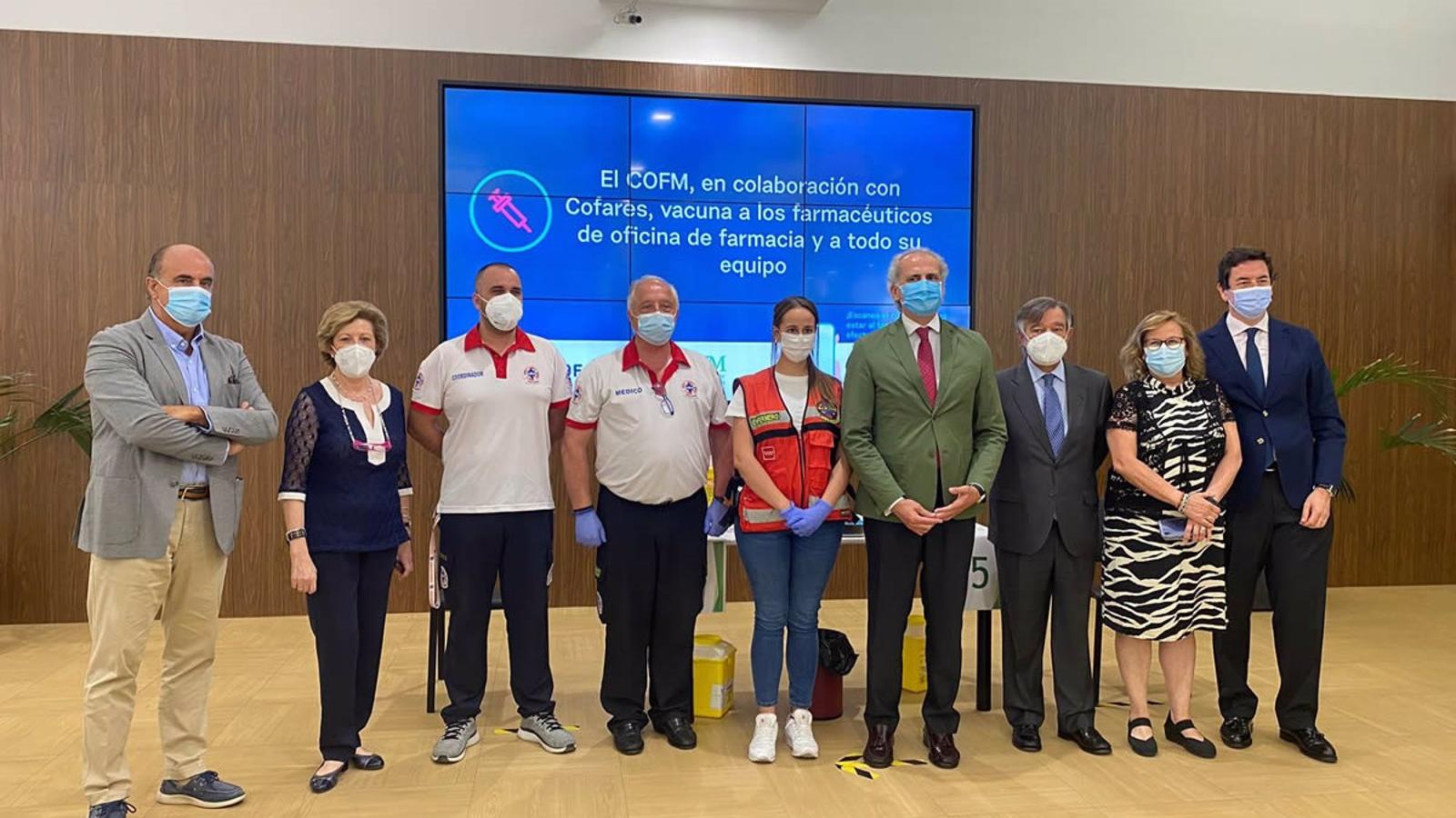 Escudero agradece la labor de los farmacéuticos durante la pandemia y en la campaña de vacunación