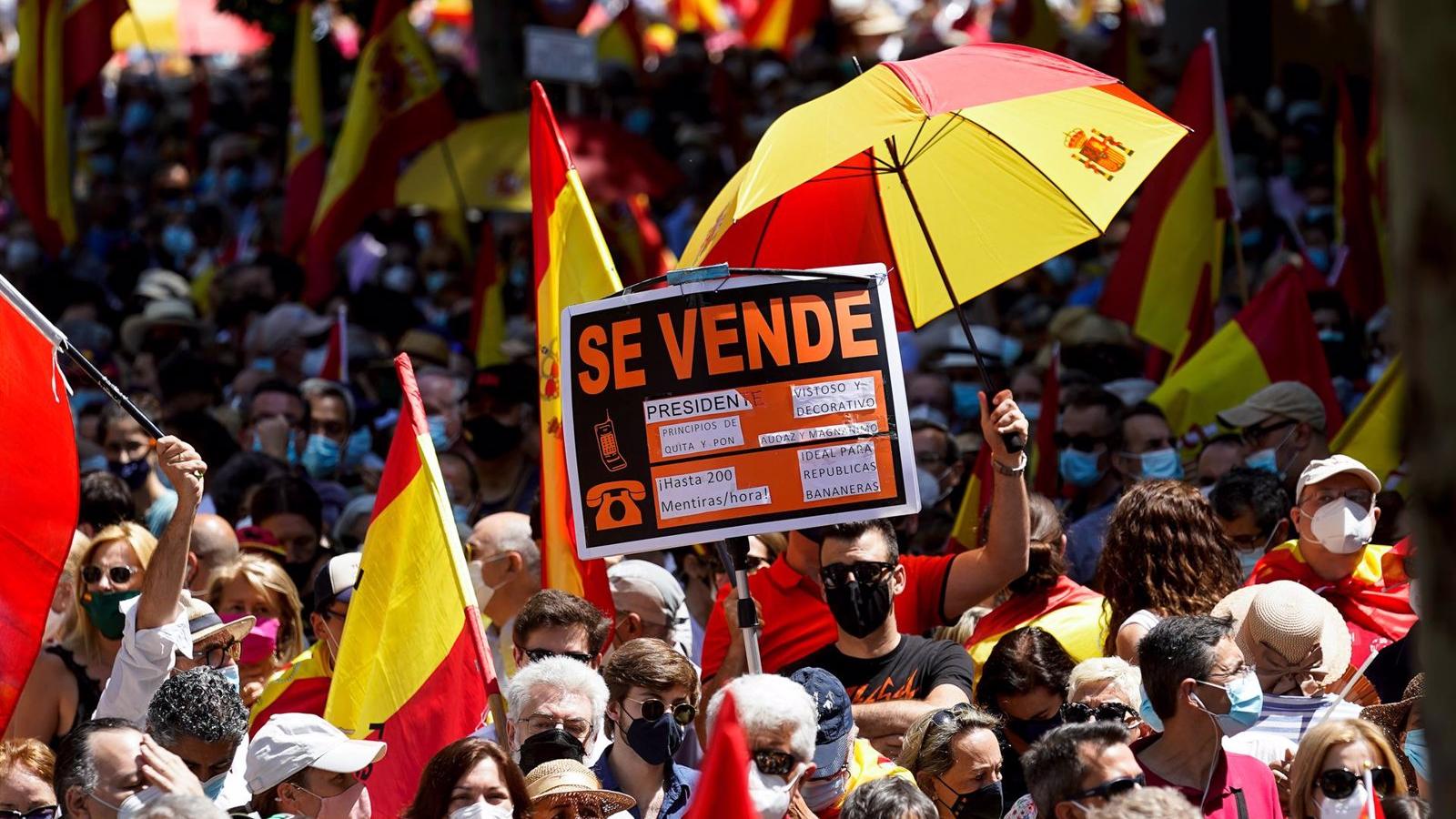El secretario general de NNGG en Villa de Vallecas denuncia haber sufrido acoso tras acudir a manifestarse a Colón