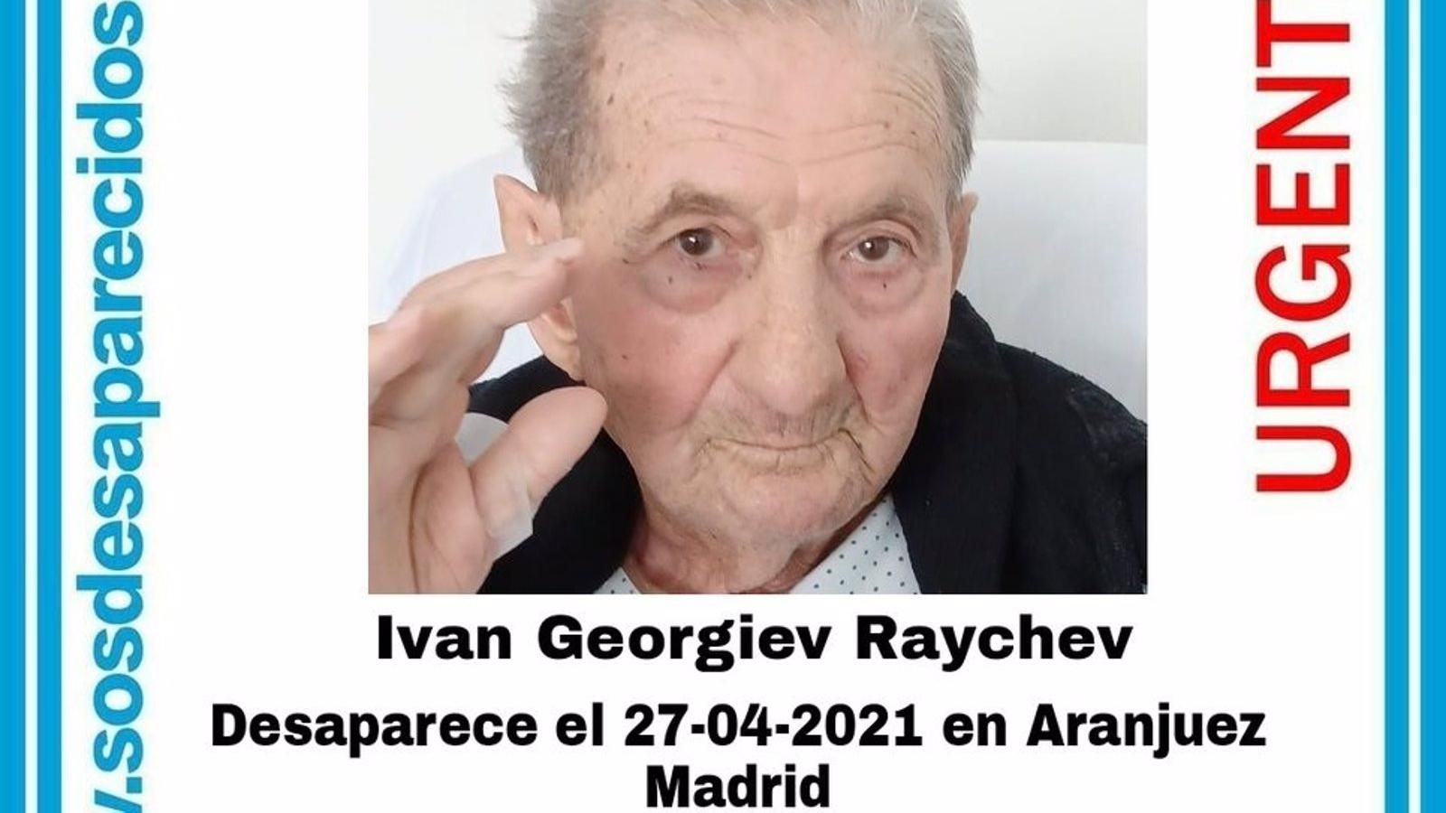 Desaparecido en Aranjuez un octogenario que necesita medicación