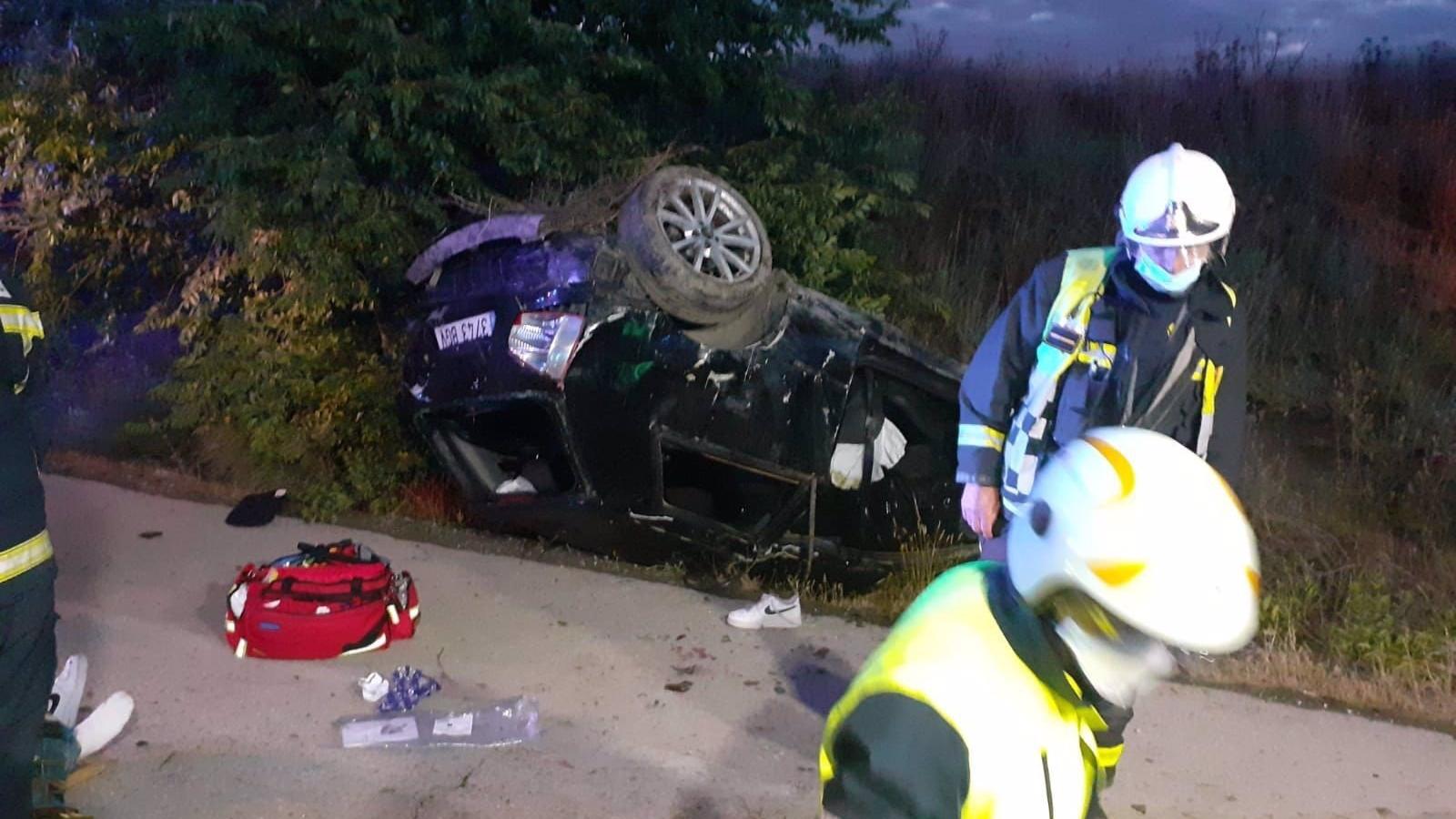 Herido grave un joven de 19 años en un accidente de tráfico en Pinto que también deja dos heridos leves